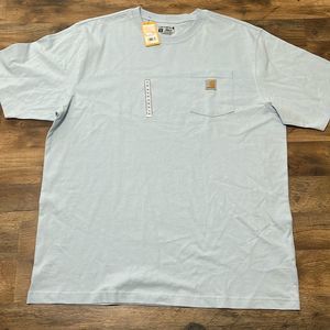 NWT Carhartt loose fit heavyweight short sleeve pocket graphic t shirt. Size XLT